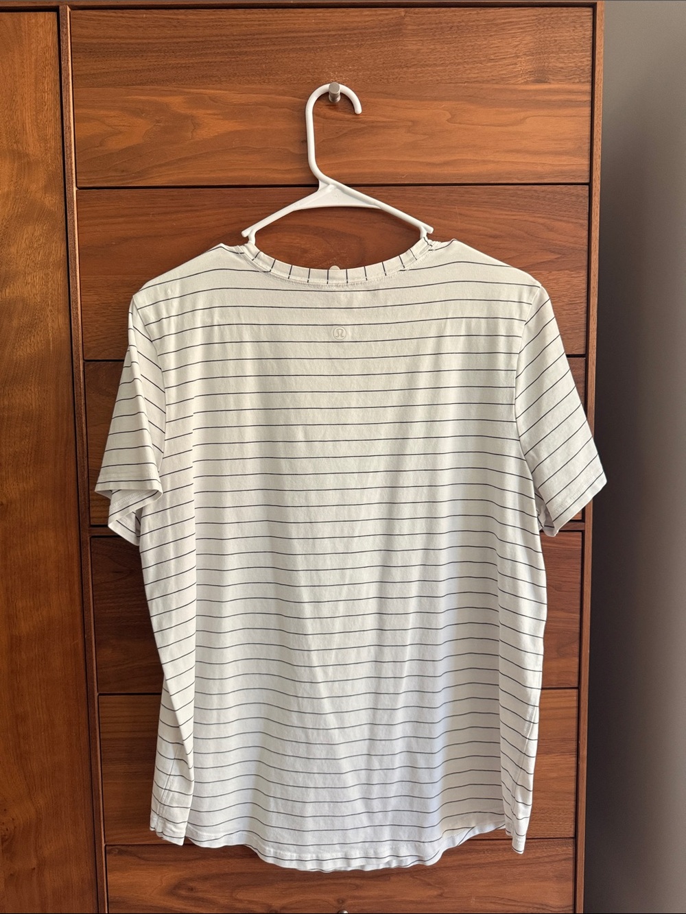 lululemon athletica White Tee with Thin Black Stripes - Picture 4 of 4